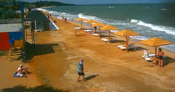 WEB - камера Щёлкино городской пляж смотреть онлайн